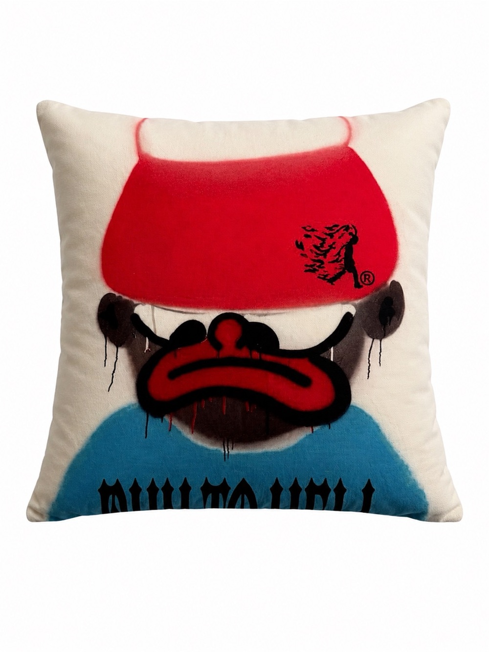 SLAWN DBoy Portrait Throw Pillow